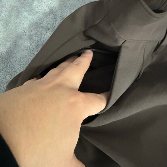 Gap Women’s Easy Crepe Trousers, Terra Brown, 8 Petite 875732 - Picture 3 of 7